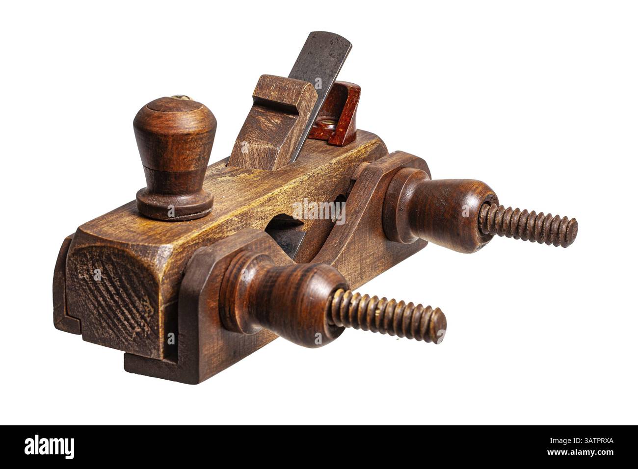 Old plane on an isolated studio background Stock Photo