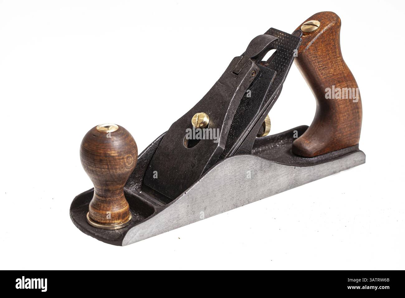 Old plane on an isolated studio background Stock Photo