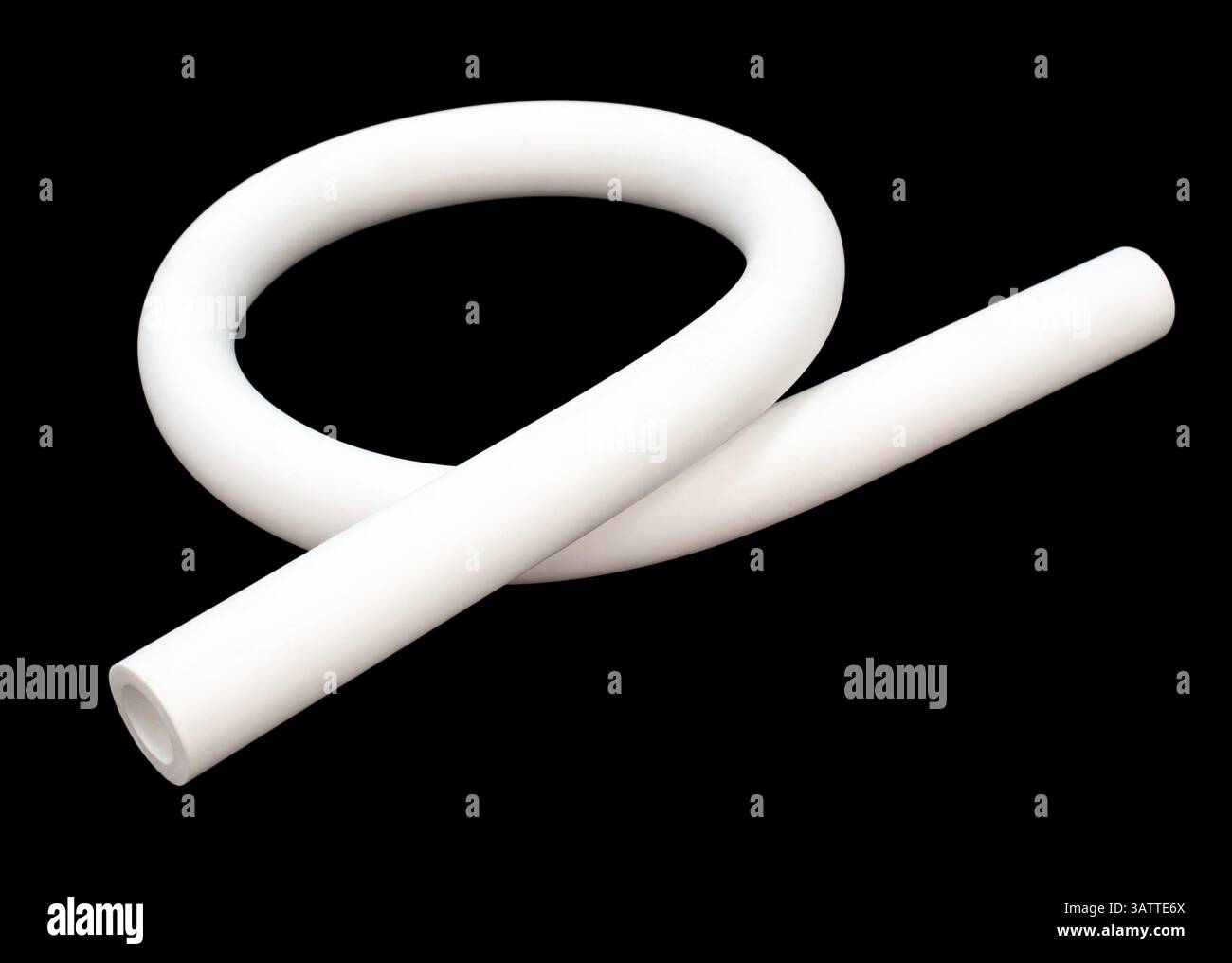 A fitting - a short looped PVC pipe Stock Photo - Alamy