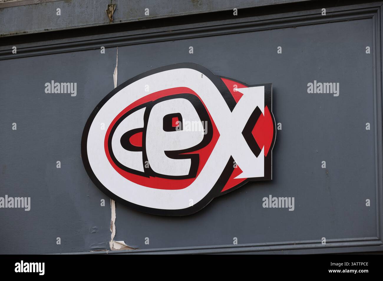 CEX Shop sign pictured in Gosport, Hampshire, UK. Stock Photo