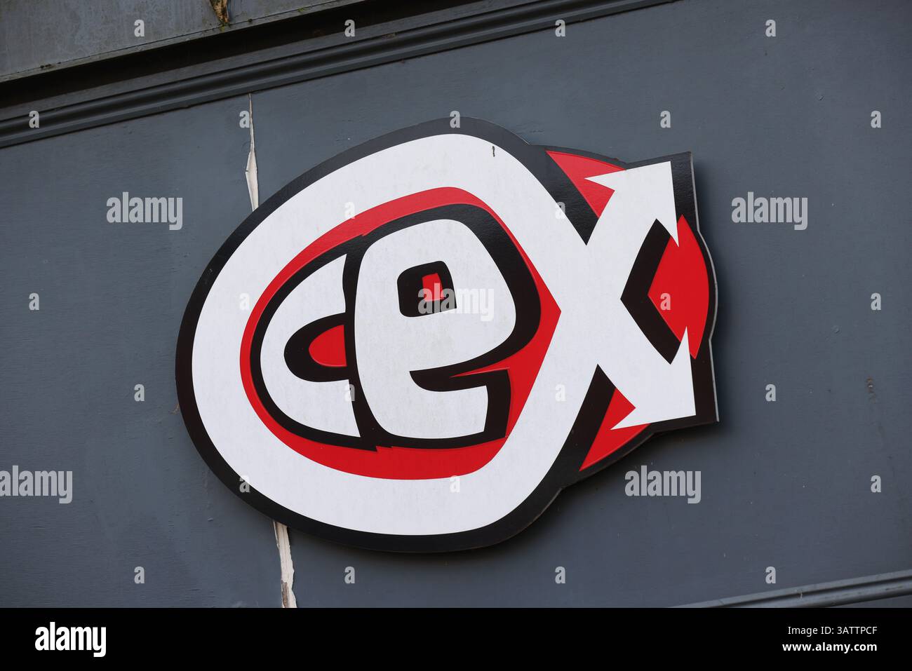 CEX Shop sign pictured in Gosport, Hampshire, UK. Stock Photo