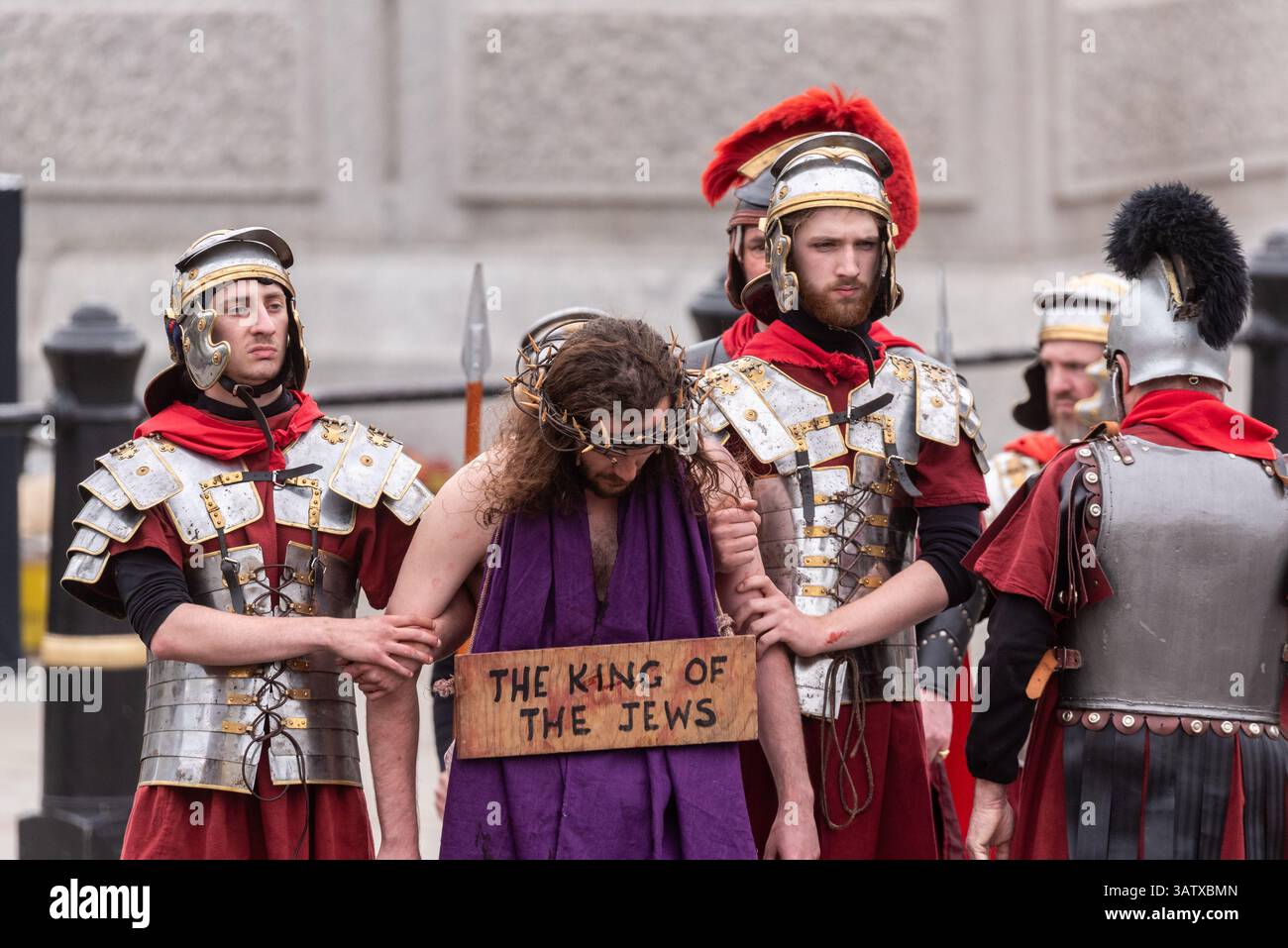 Jesus Christ Played By Peter Bergin Before The Crucifixion During The 