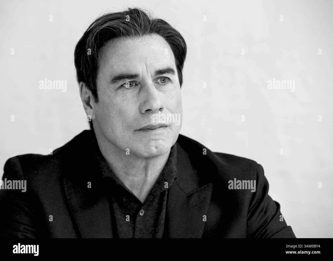 John travolta american crime story Black and White Stock Photos