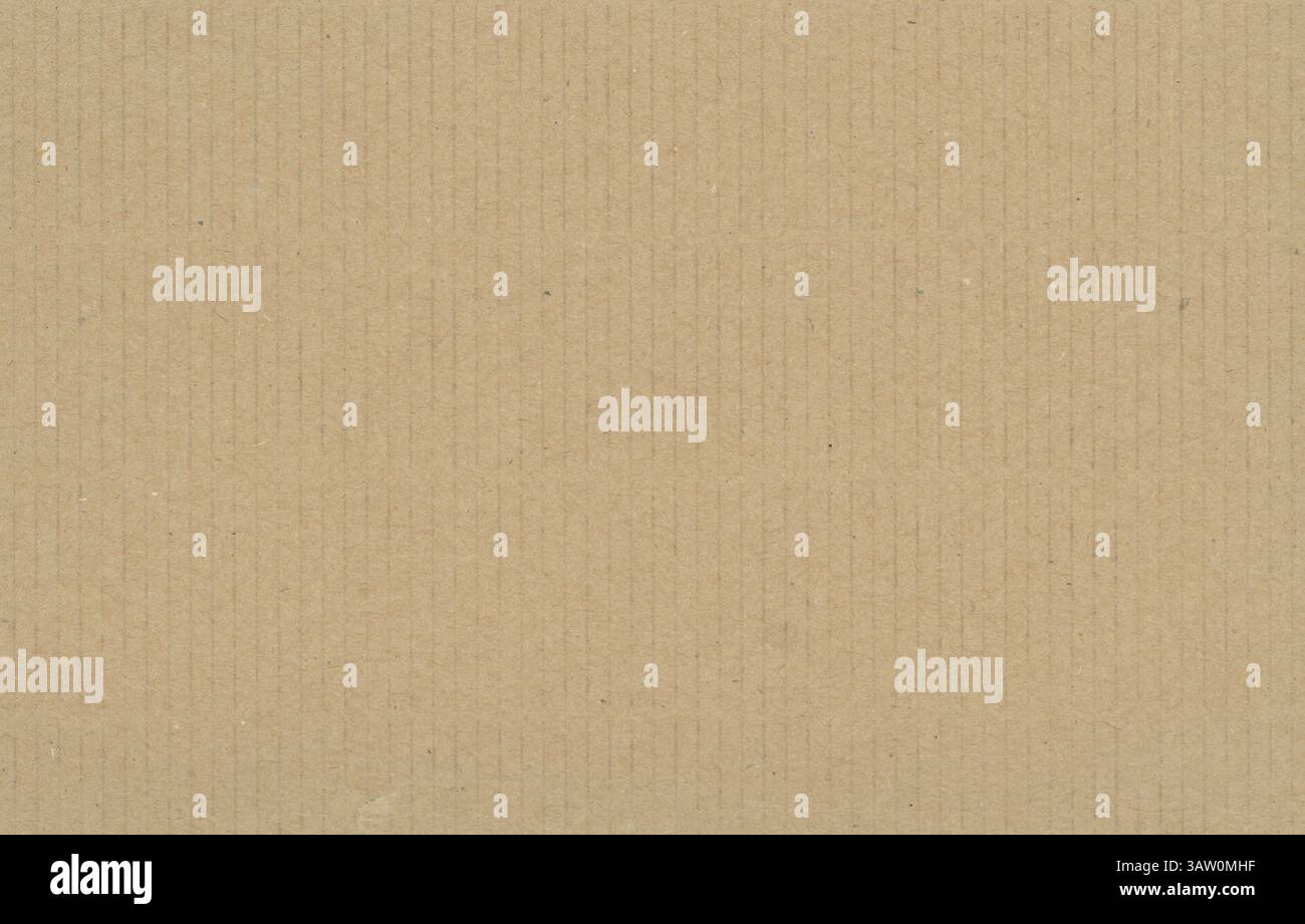brown corrugated cardboard texture useful as a background Stock Photo