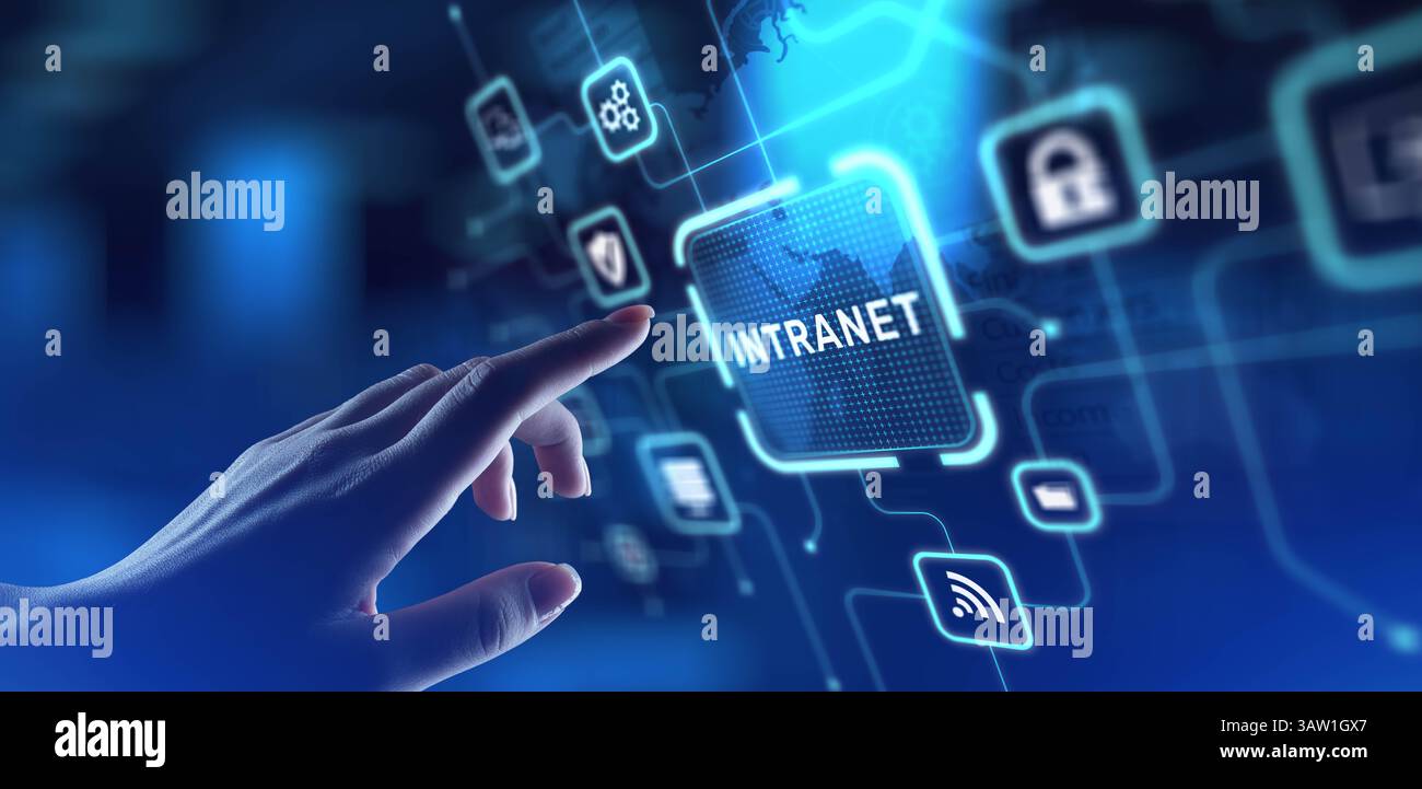 Intranet Enhancing Internal Communication and Collaboration, projection ...
