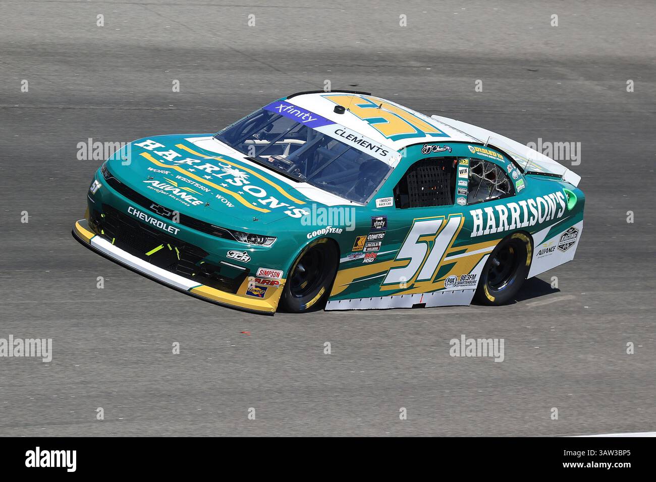 ROCKINGHAM, NC - APRIL 18: Jeremy Clements (#51 Jeremy Clements Racing ...