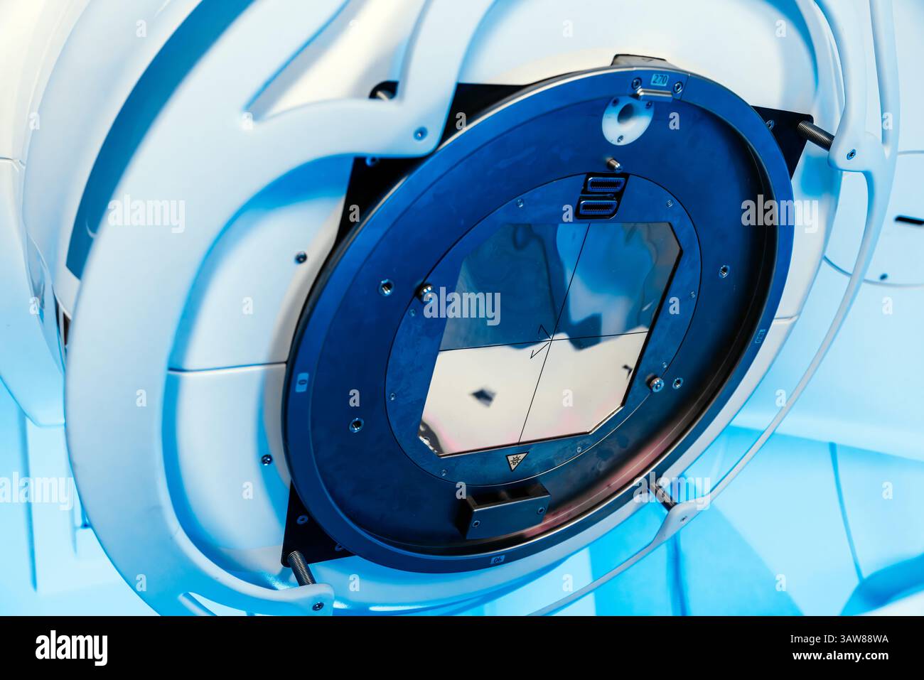 Photo of medical an advanced linear accelerator in the therapeutic ...
