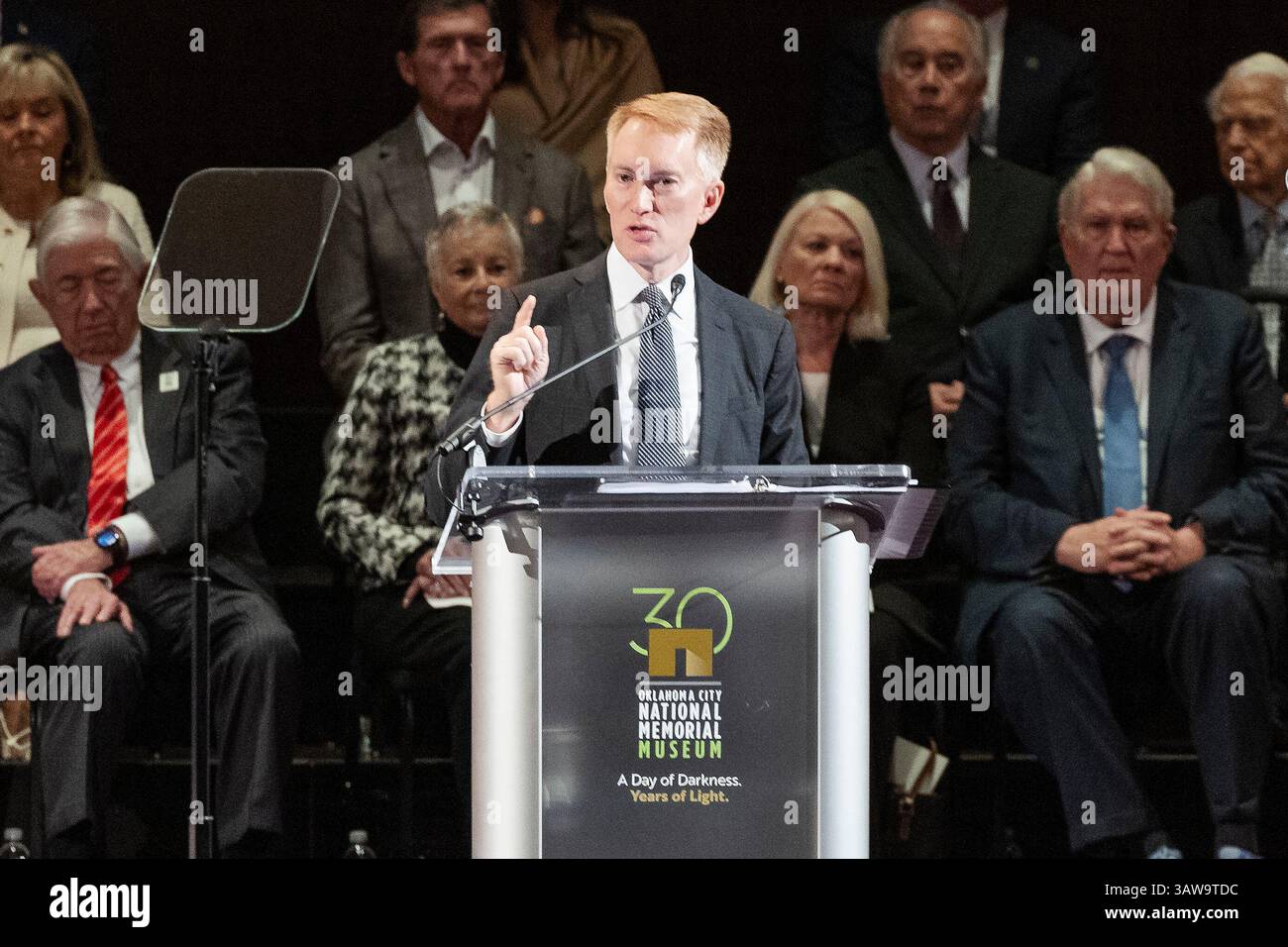 U.S. Senator James Lankford gives remarks on behalf of the Nation