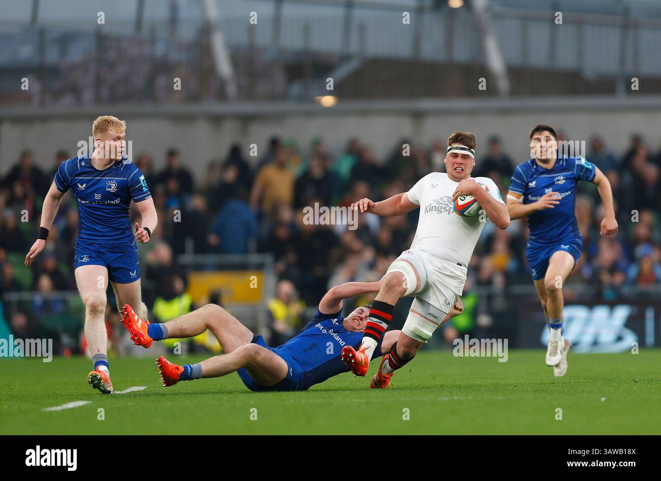 Ulster Rugby Behind Aviva Stadium, Dublin, Ireland. 19th Apr, 2025. United Rugby ...