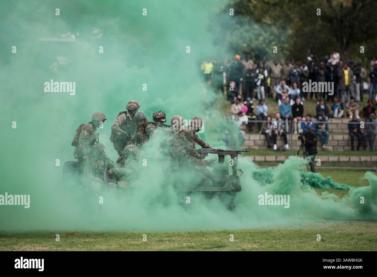South African National Defence Force capability display in Johannesburg ...