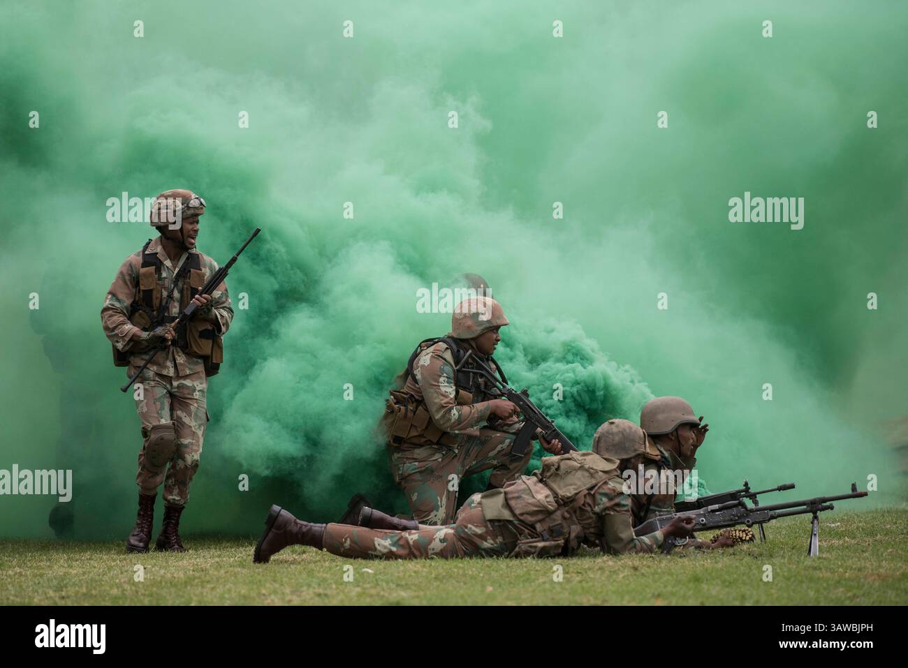 South African National Defence Force capability display in Johannesburg ...