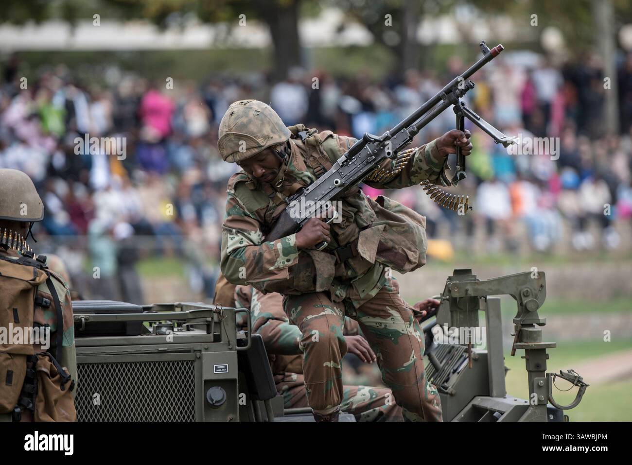 South African National Defence Force capability display in Johannesburg ...