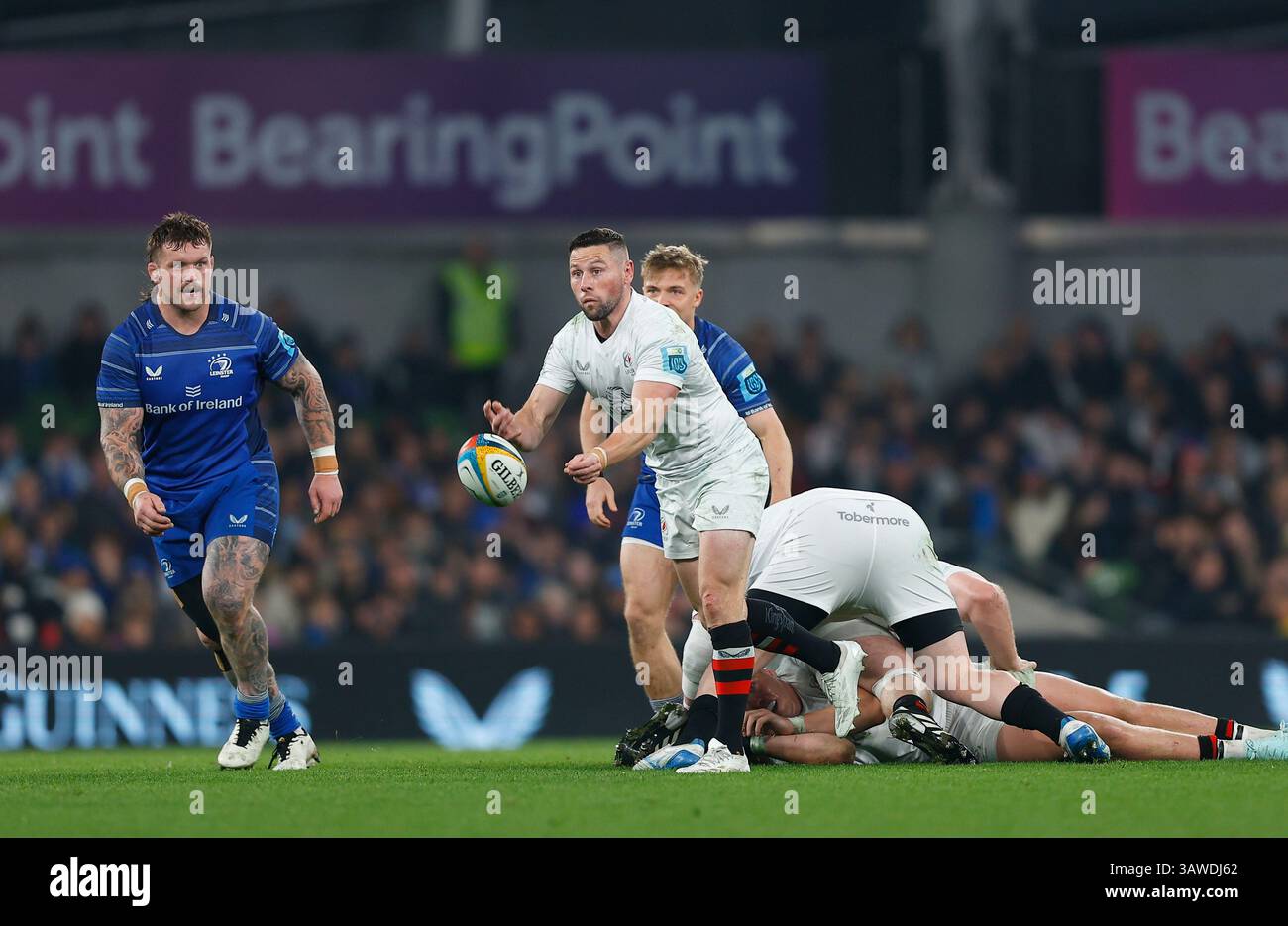 Ireland Rugby Ruck Aviva Stadium, Dublin, Ireland. 19th Apr, 2025. United Rugby ...