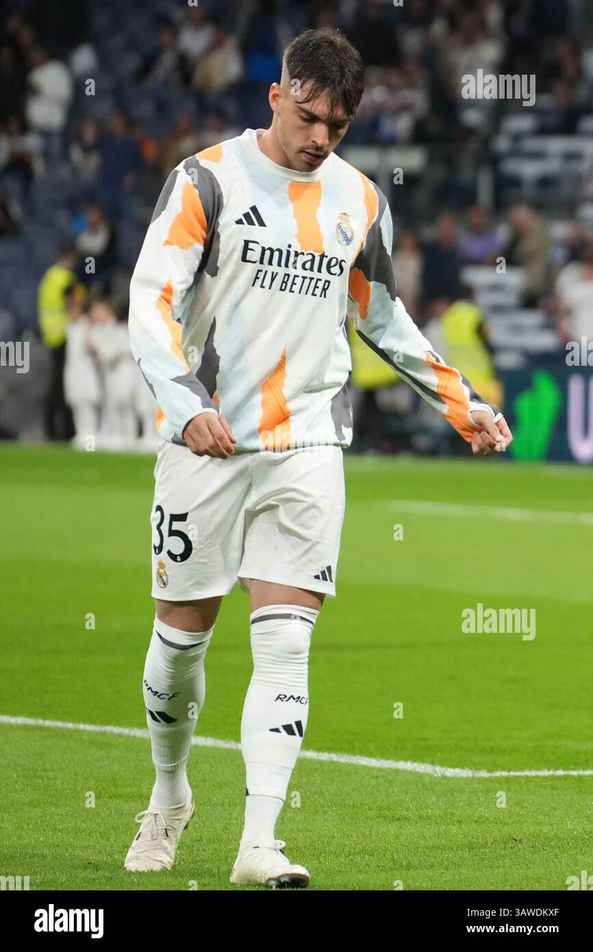 Raúl Asencio of Real Madrid during the Spanish Cup, Copa del Rey, Semi ...