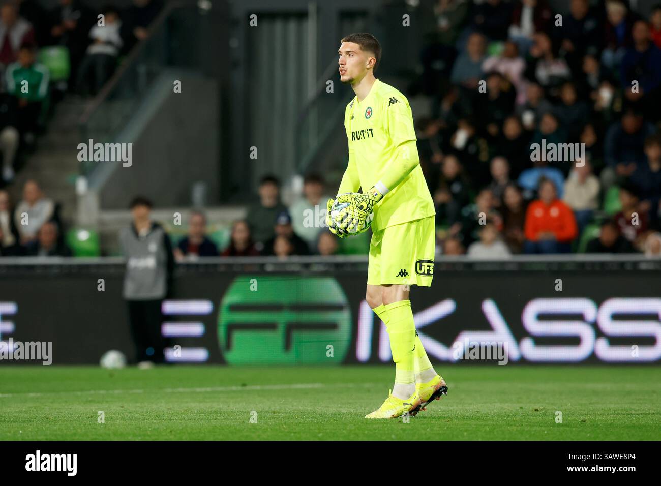 40 Robin RISSER (red) during the Ligue 2 BKT match between Metz and Red ...