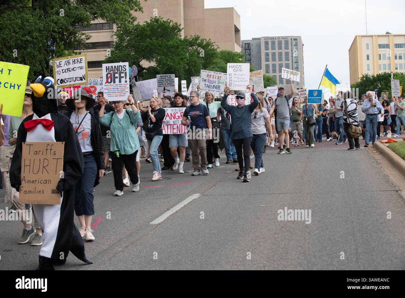Dallas, Texas, USA. 19th Apr, 2025. Nearly 1,500 (est.) Dallas-area ...
