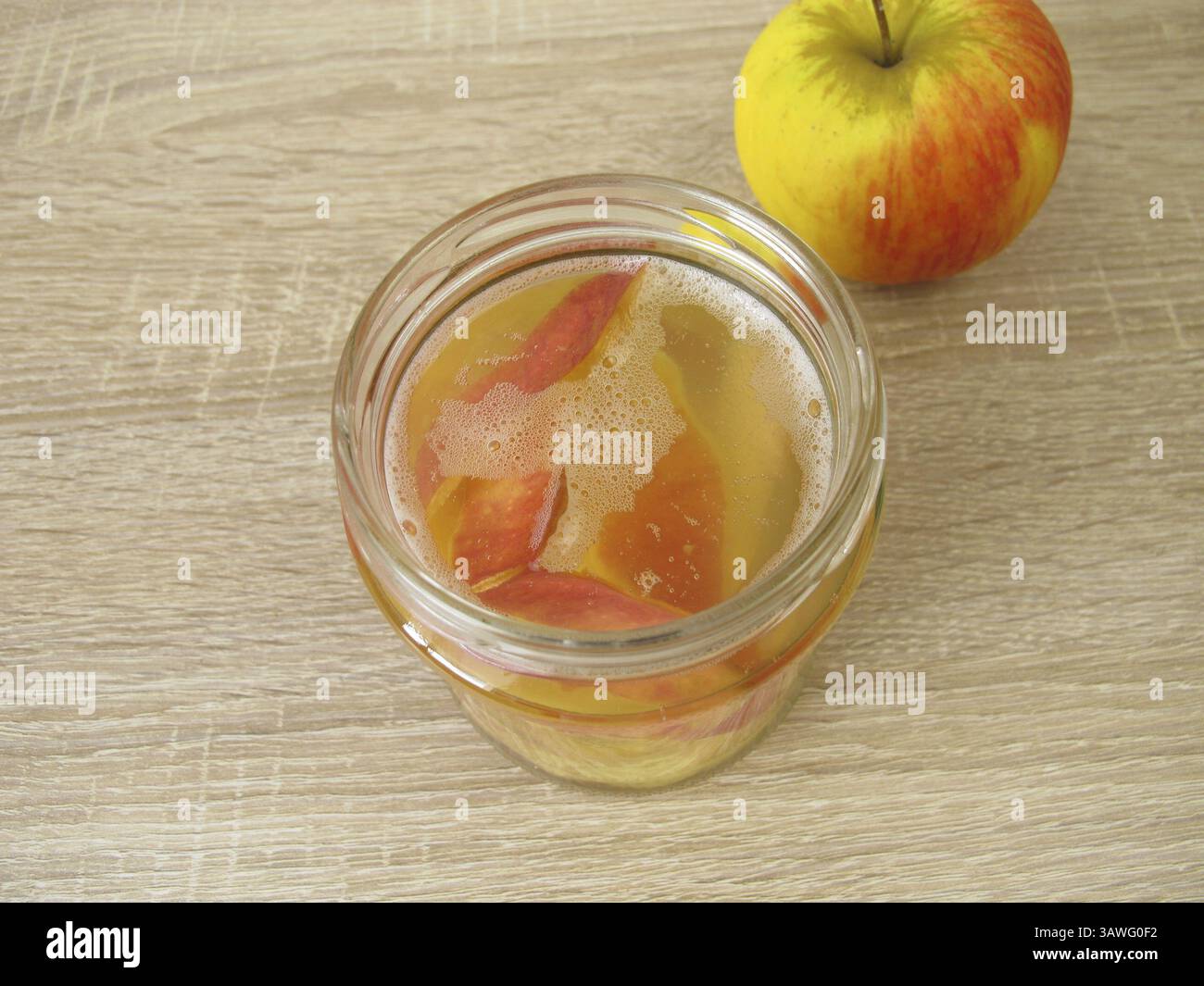 Make your own apple cider vinegar from apple peel and apple scraps ...