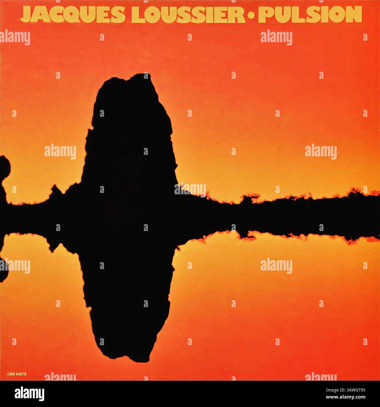 Jacques Loussier - Pulsion - Vintage Vinyl Record Cover Stock