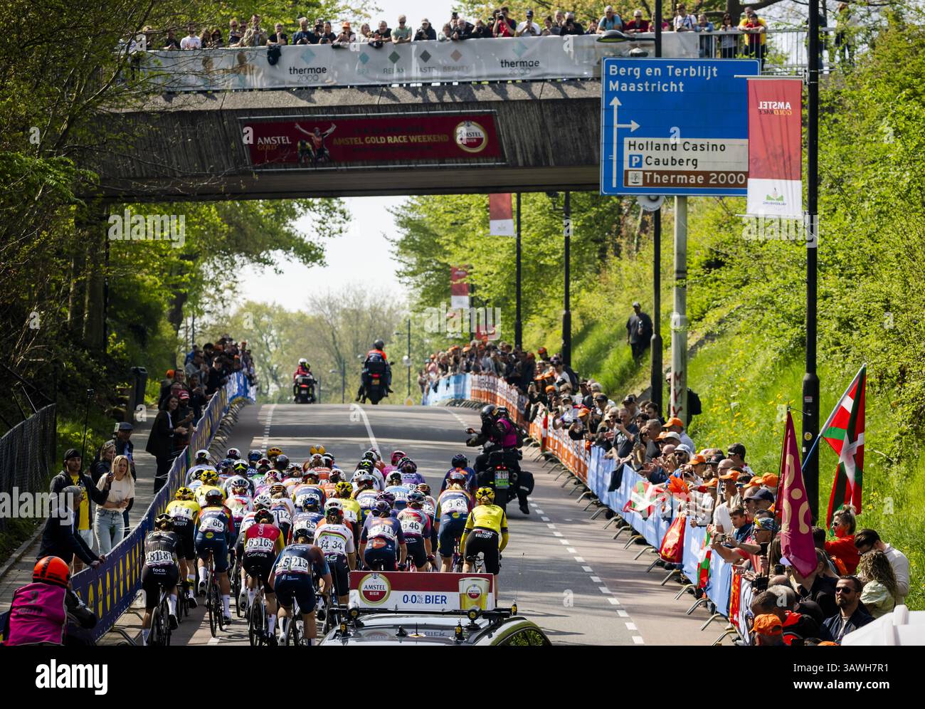 VALKENBURG The Women s Peloton On The Cauberg During The 2025 Amstel valkenburg-the-women-s-peloton-on-the-cauberg-during-the-2025-amstel