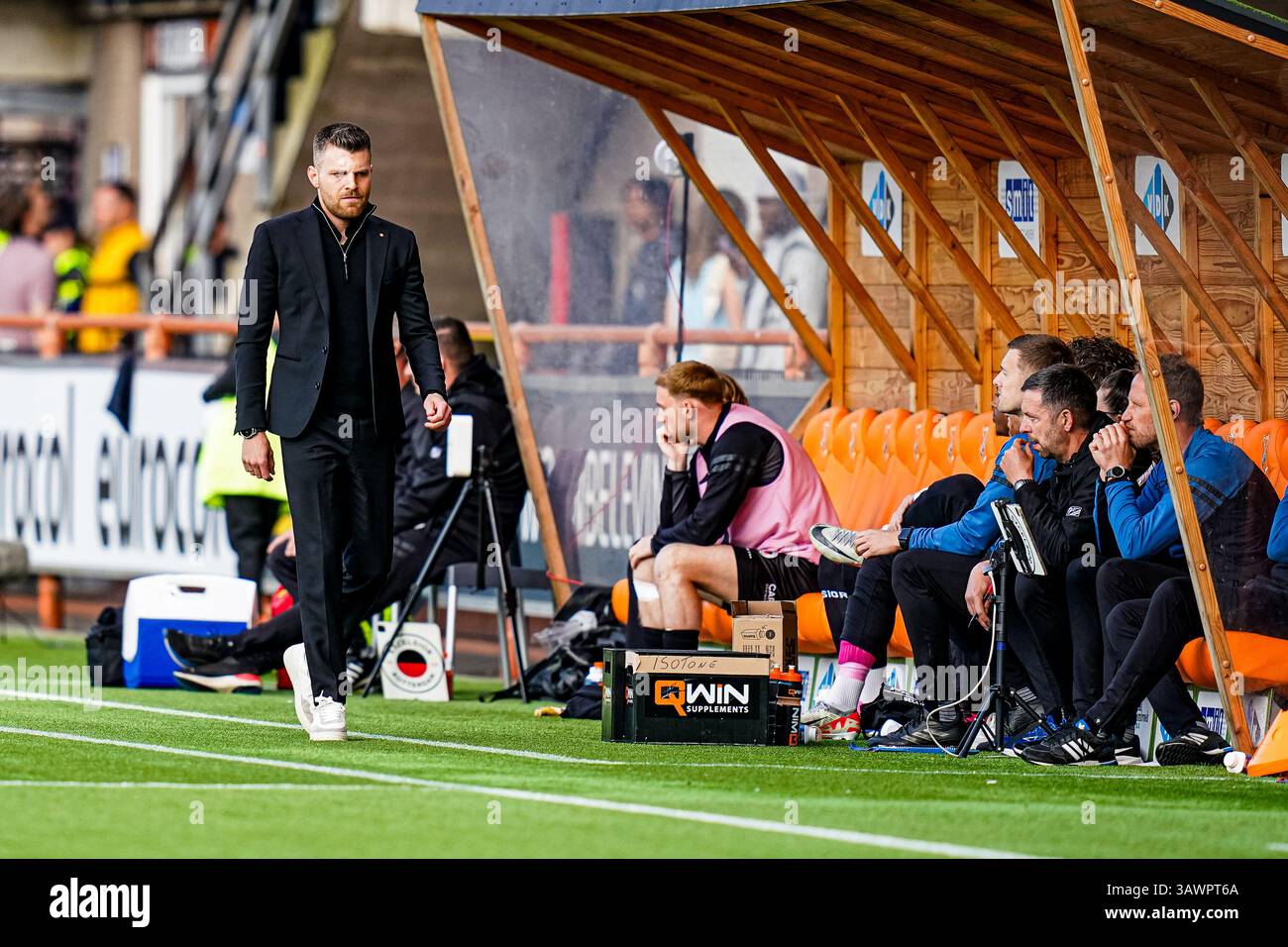 Volendam - Excelsior Rotterdam coach Ruben den Uil during the thiry ...