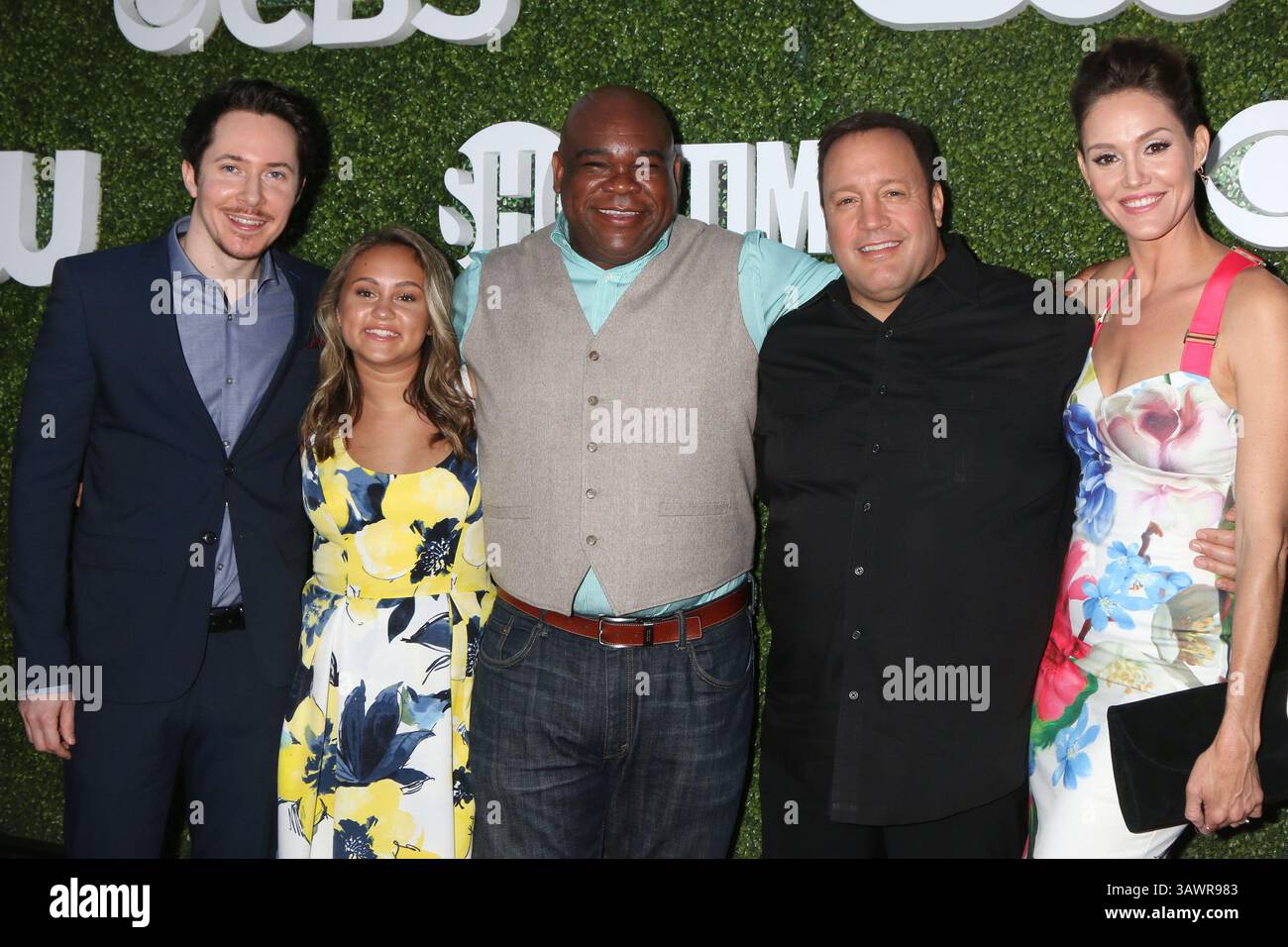 August 10, 2016 - West Hollywood, CA, USA - LOS ANGELES - AUG 10:  Ryan Cartwright, Mary-Charles Jones, Leonard Earl Howze, Kevin James, Erinn Hayes at the CBS, CW, Showtime Summer 2016 TCA Party at the Pacific Design Center on August 10, 2016 in West Hollywood, CA  (Credit Image: © Kathy Hutchins/Newscom via ZUMA Press) Stock Photo