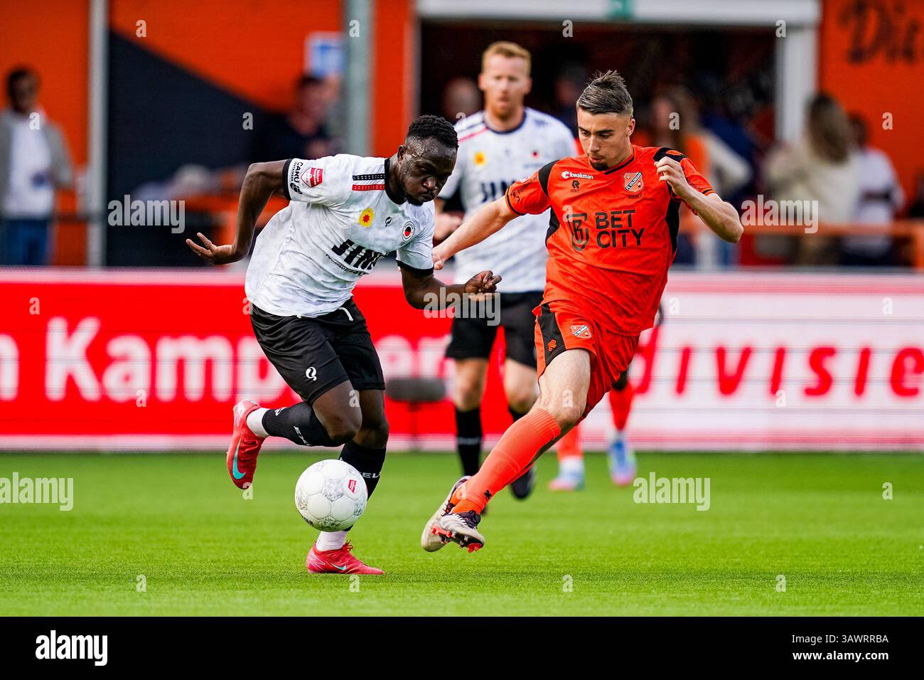 Volendam - Seydou Fini of Excelsior Rotterdam, Nordin Bukala of FC ...