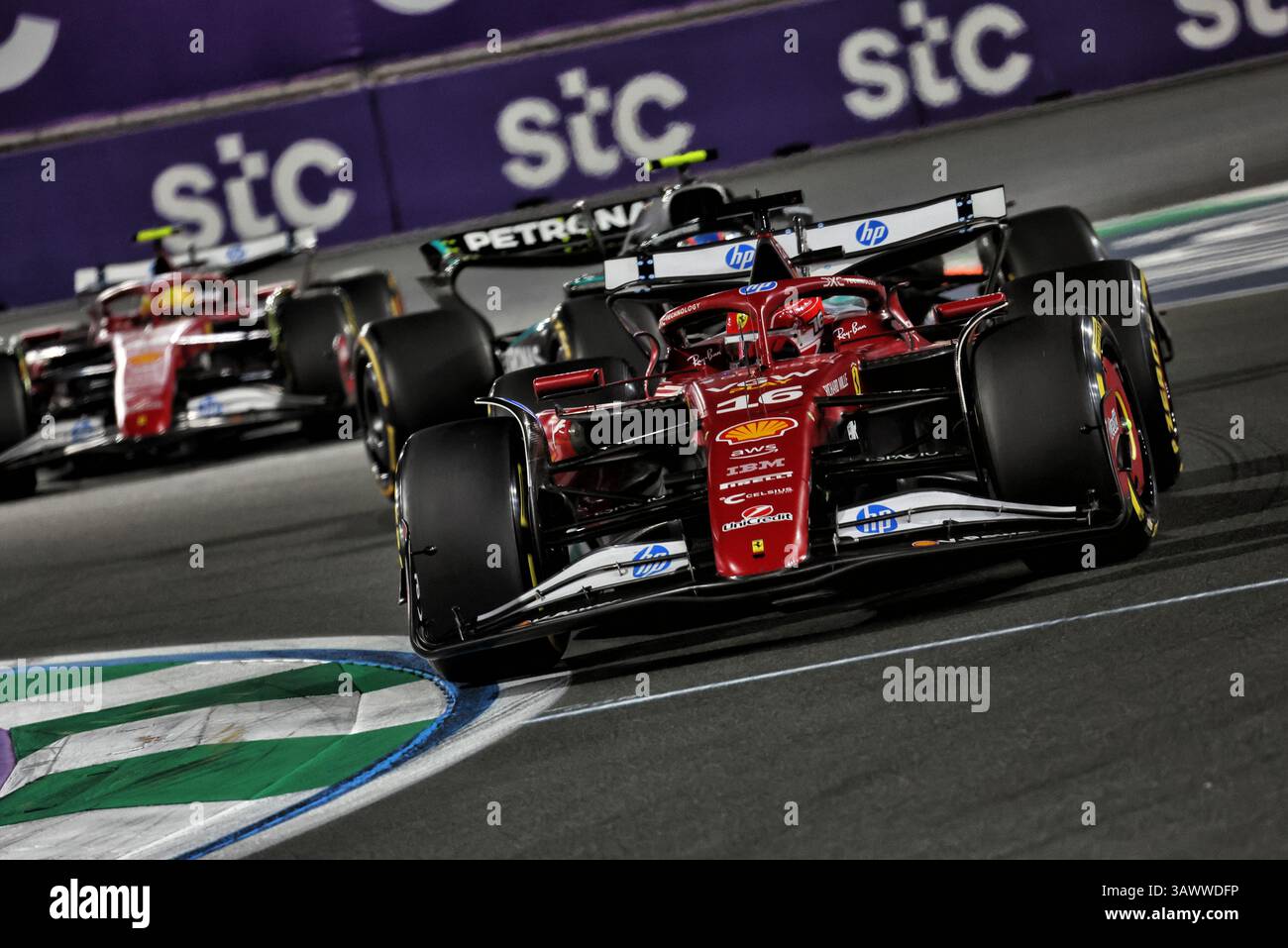 Jeddah, Saudi Arabia. 20th Apr, 2025. Charles Leclerc (MON) Ferrari SF ...