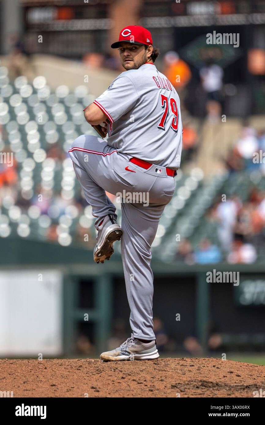 BALTIMORE, MD - APRIL 20: Cincinnati Reds bench coach Brad Mills (73 ...
