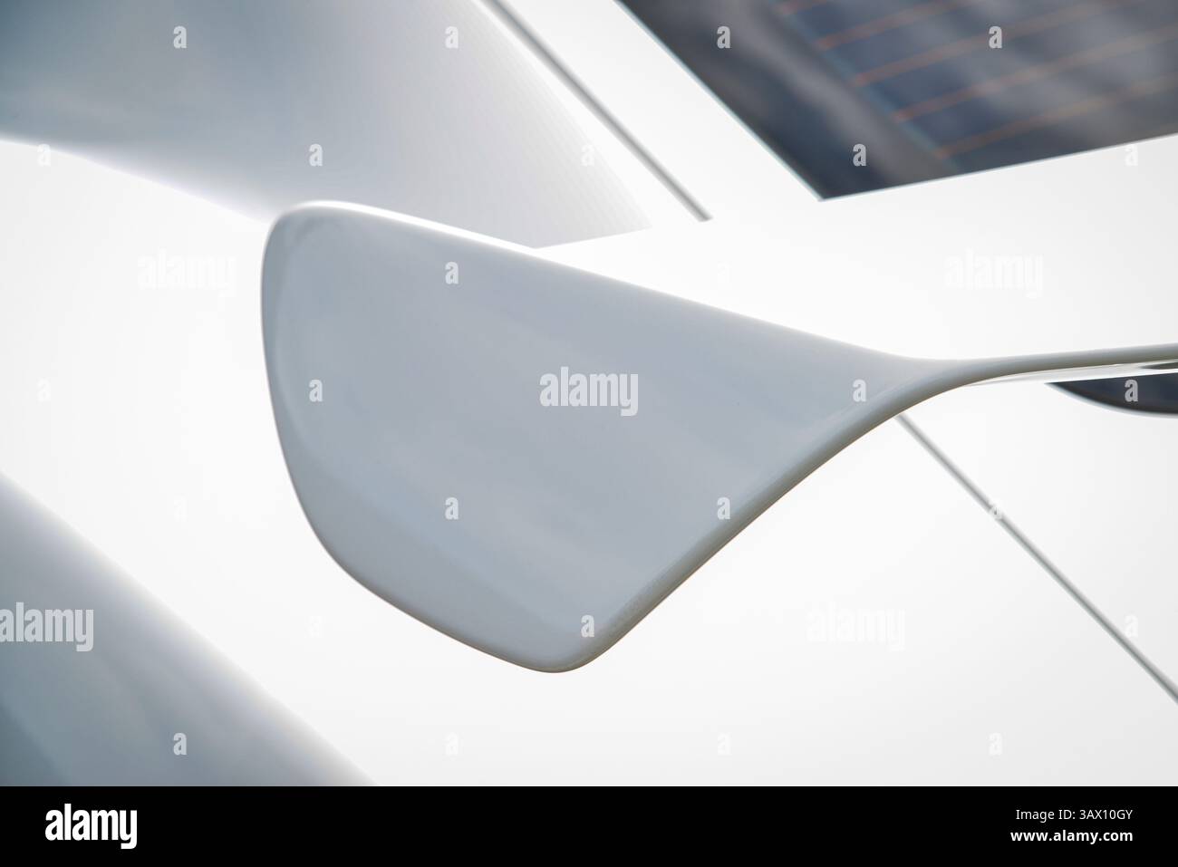 Rear tail fin on a Porsche at a car show Stock Photo - Alamy