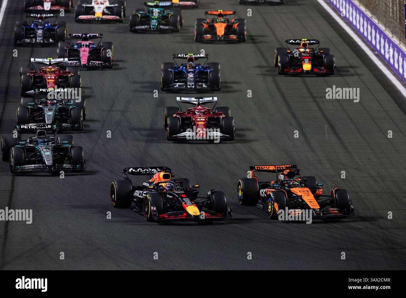 20th April 2025: Jeddah, Saudi Arabia: start of the race, as 01 ...