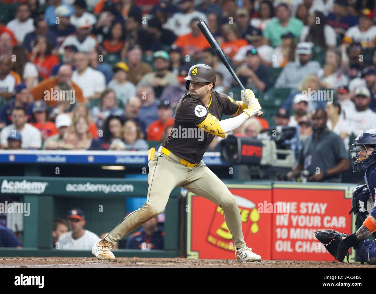 HOUSTON, TX - APRIL 20: San Diego Padres center fielder Tyler Wade (14 ...