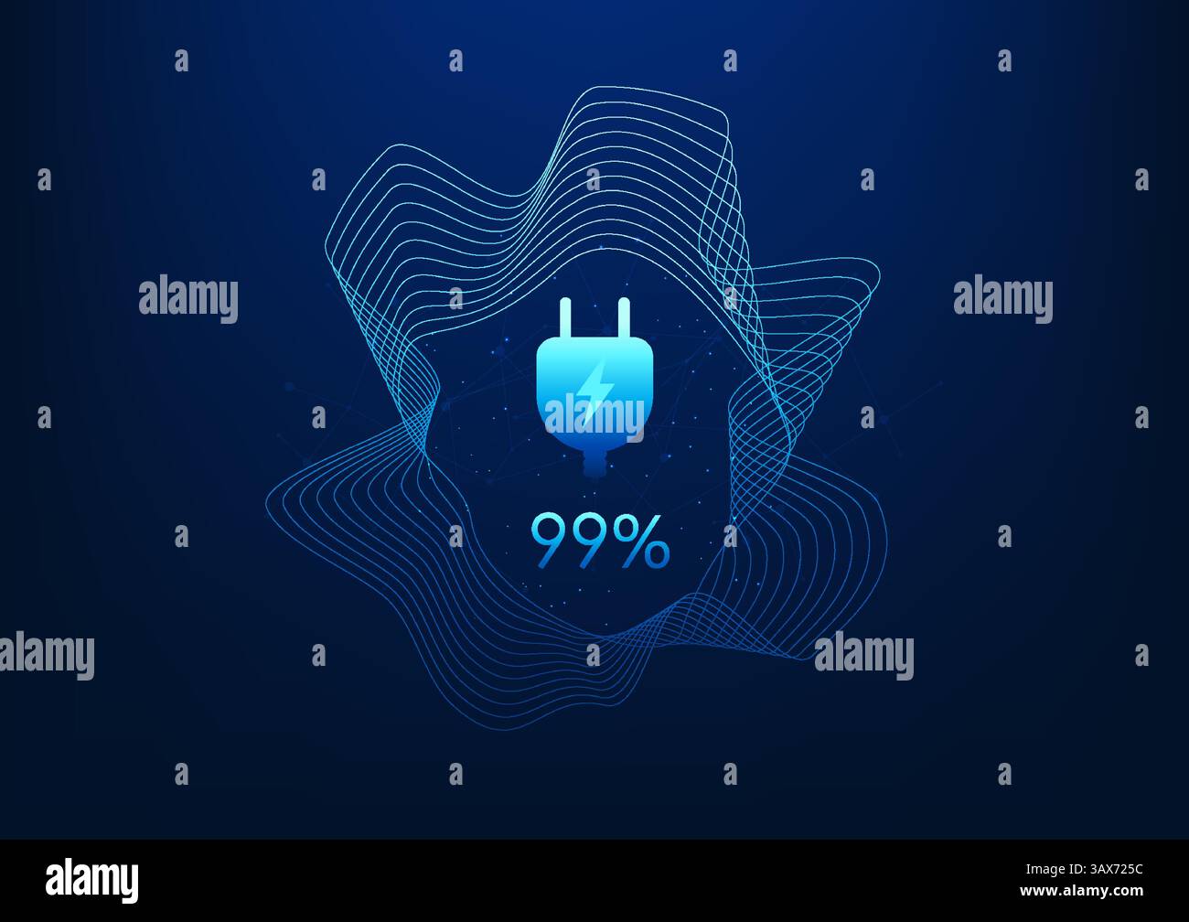 Energy Technology, Power Plug Icon Charging Electricity to Better ...