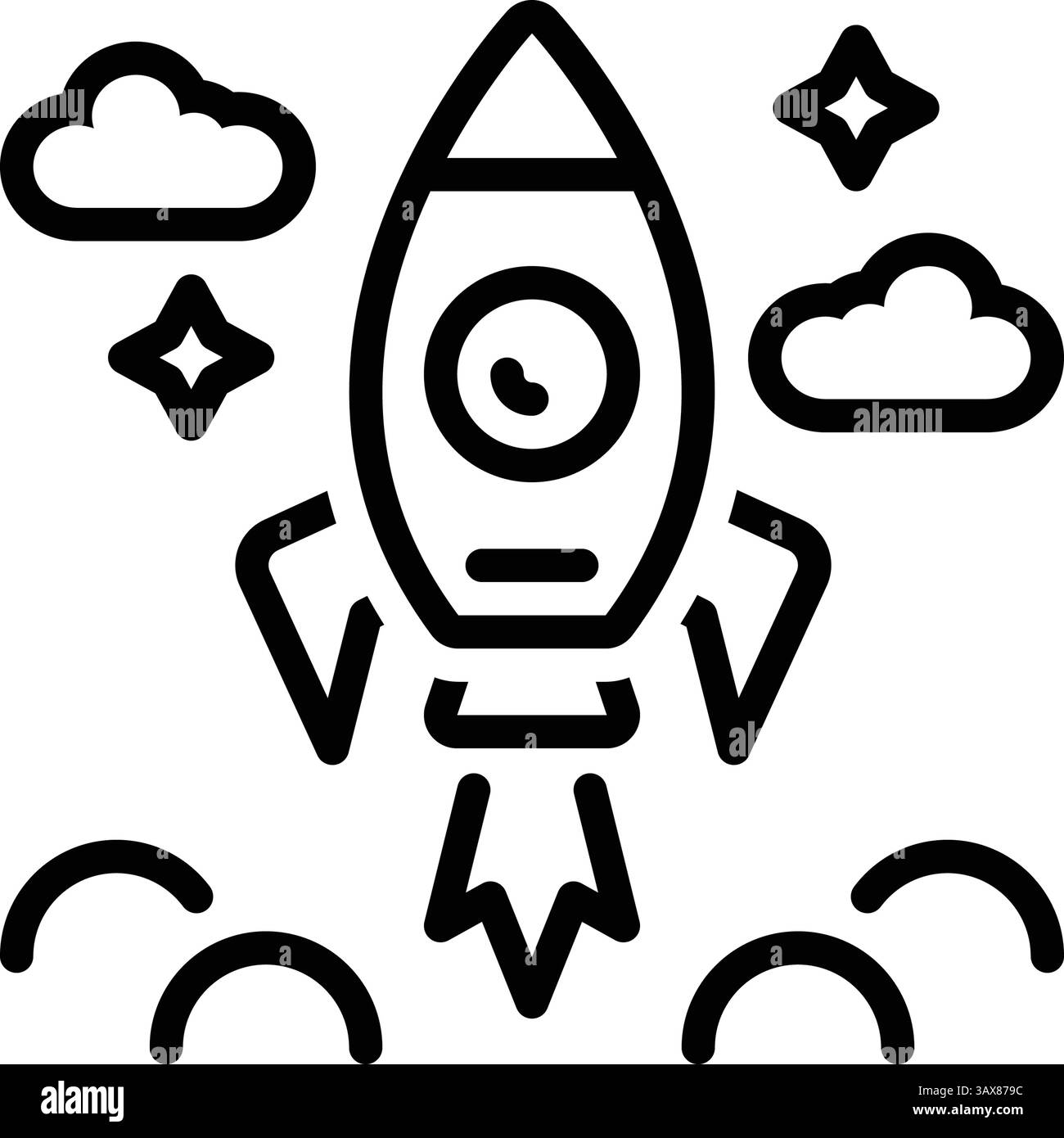 Icon for rocket, missile Stock Vector Image & Art - Alamy
