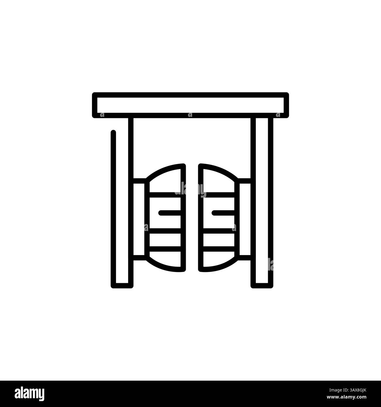 Saloon doors icon Stock Vector Image