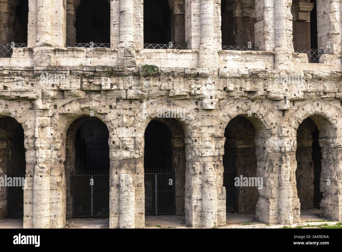 View of the Colosseum or Coliseum, also known as the Flavian ...