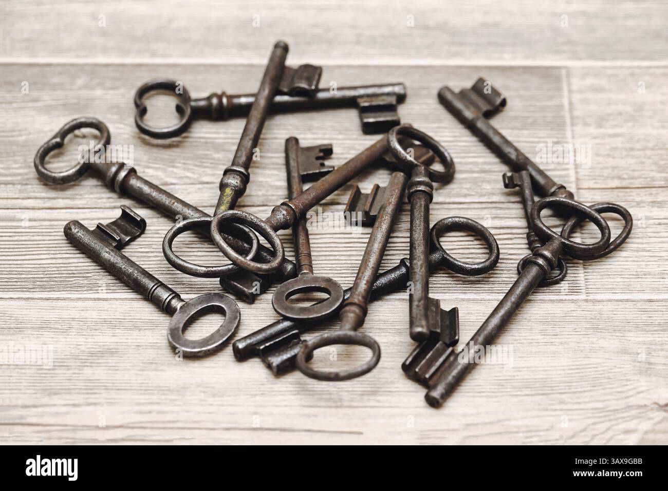 Old keys Stock Photo