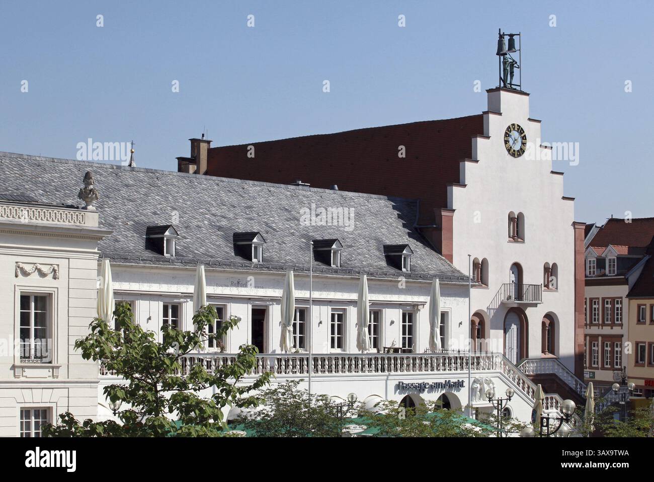 Old department stores' in Landau Stock Photo