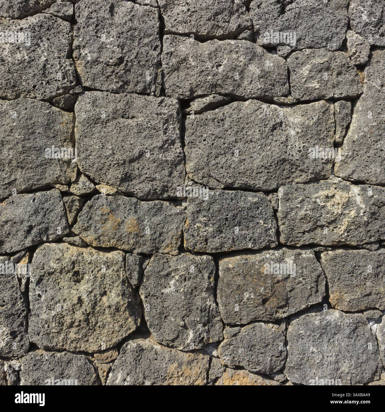Vulcanic Stone wall, useful for background Stock Photo