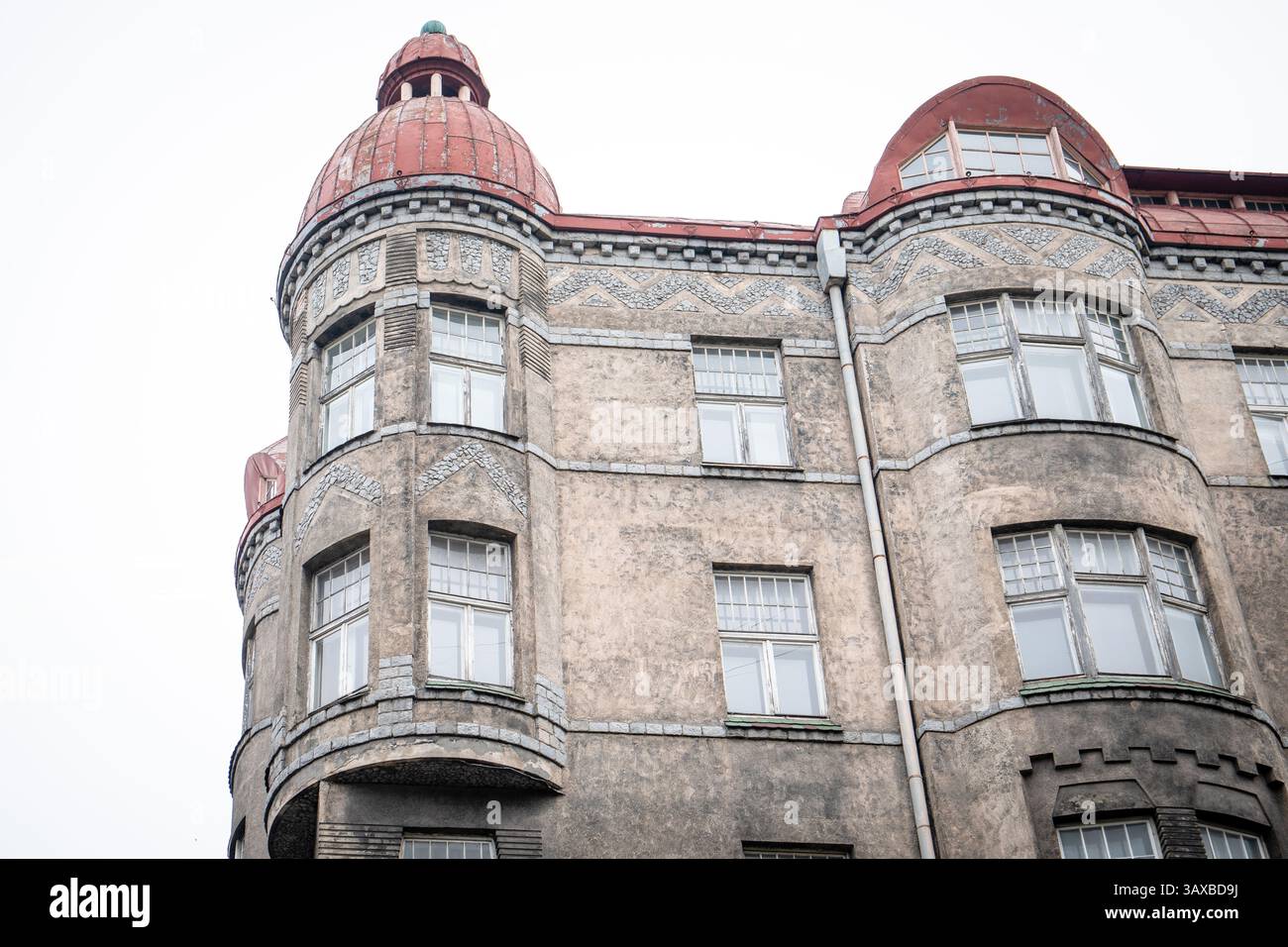 Old Buildings Rounded Architectural Detail of Old Building with Rounded Roof and Windows ...