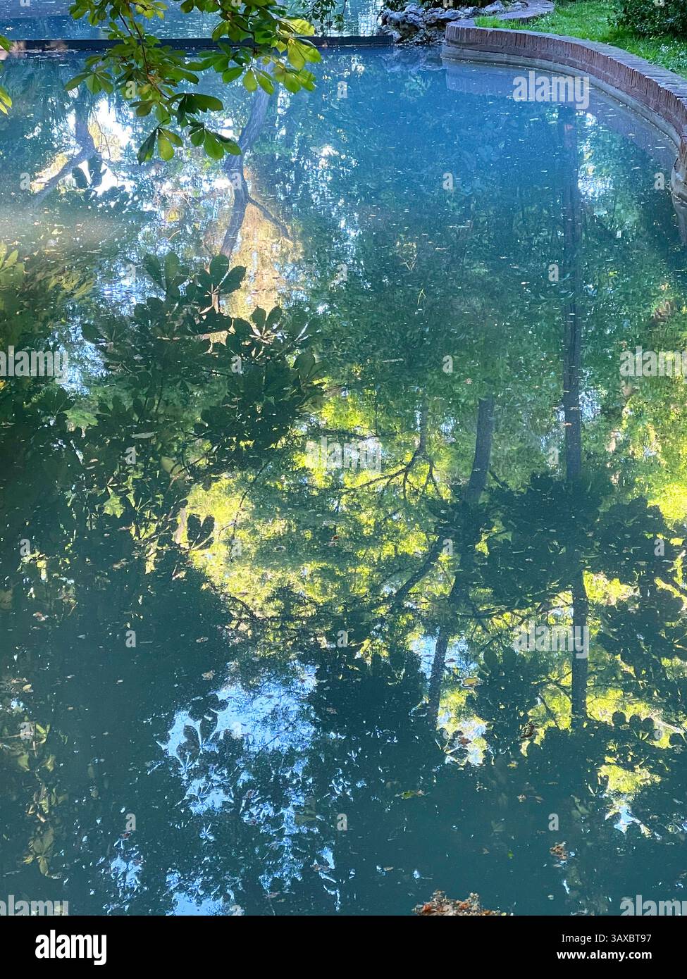 Water reflections. Stock Photo