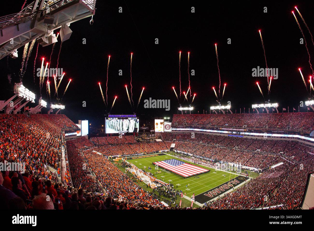 General view of raymond james stadium hi-res stock