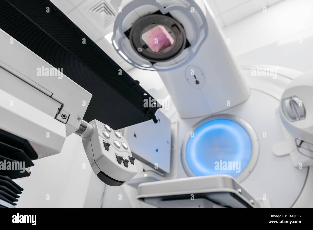 Cancer therapy, advanced medical linear accelerator in the therapeutic ...