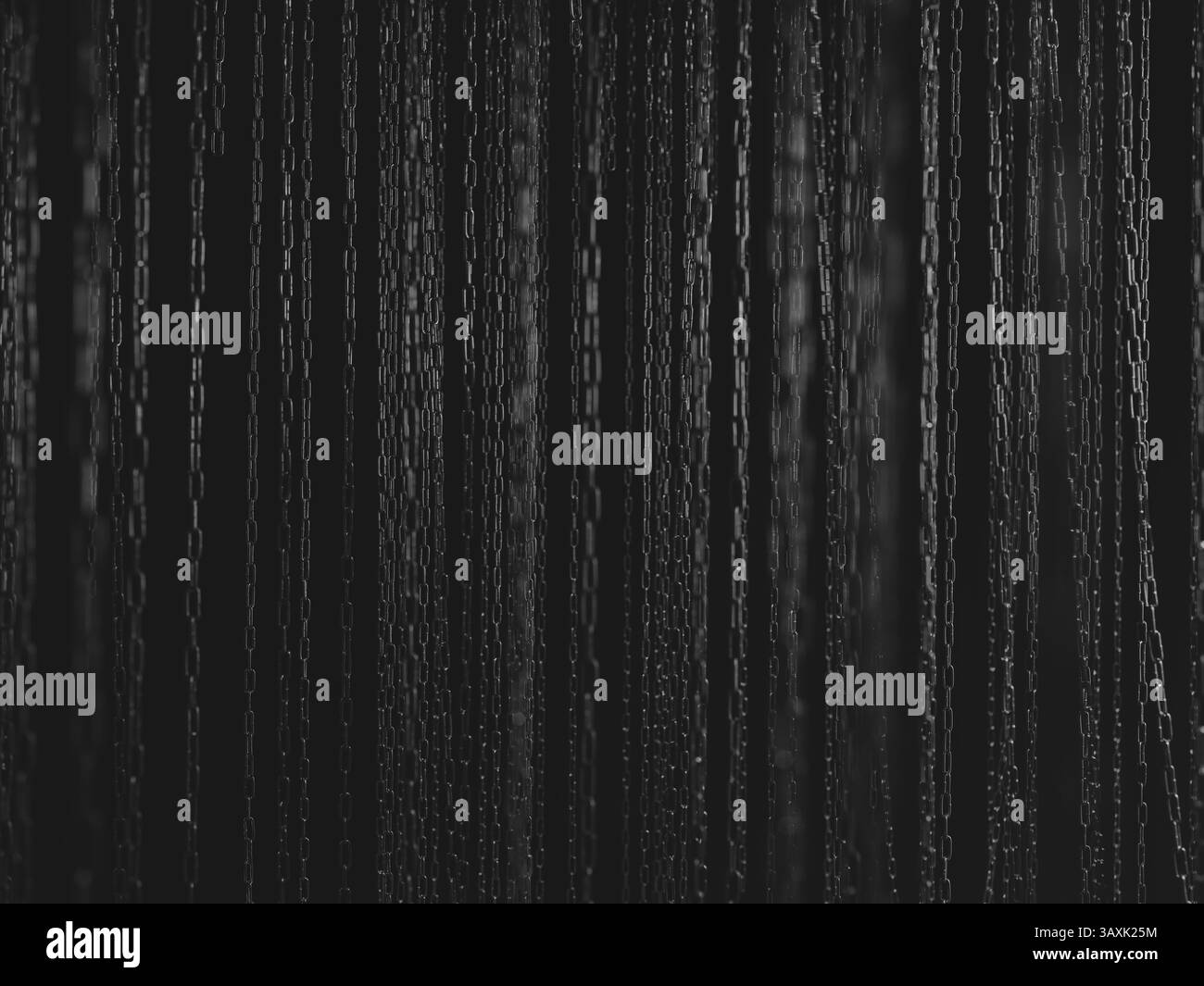 An Abstract Black Texture Design Featuring Vertical Lines Ideal for Creative Media Projects Stock Photo