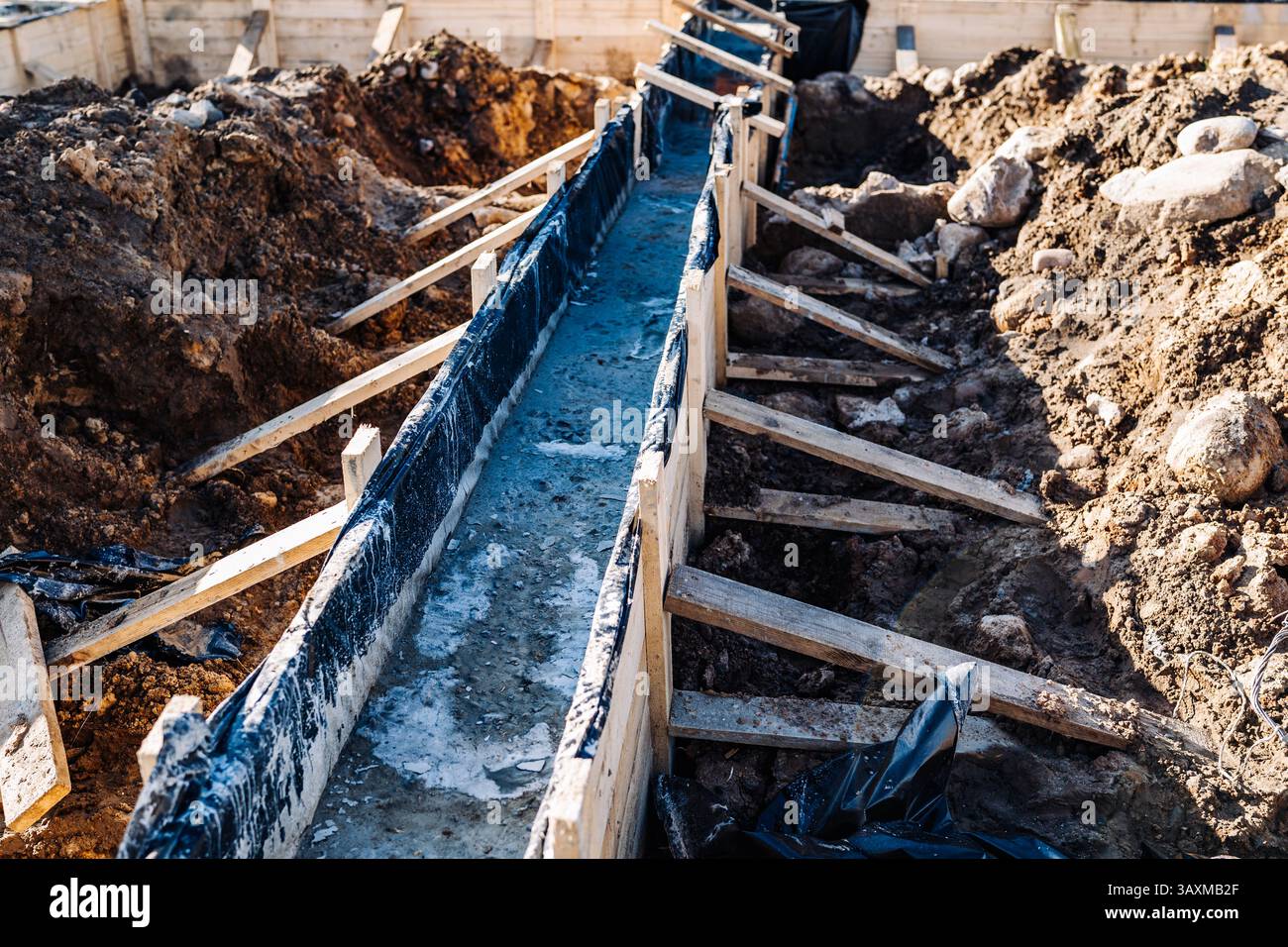 Strip foundation hi-res stock photography and images - Alamy