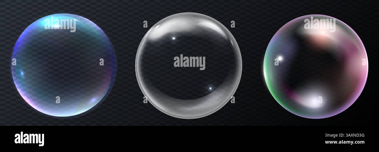 Soap bubble vector vectors hi-res stock photography and images - Alamy