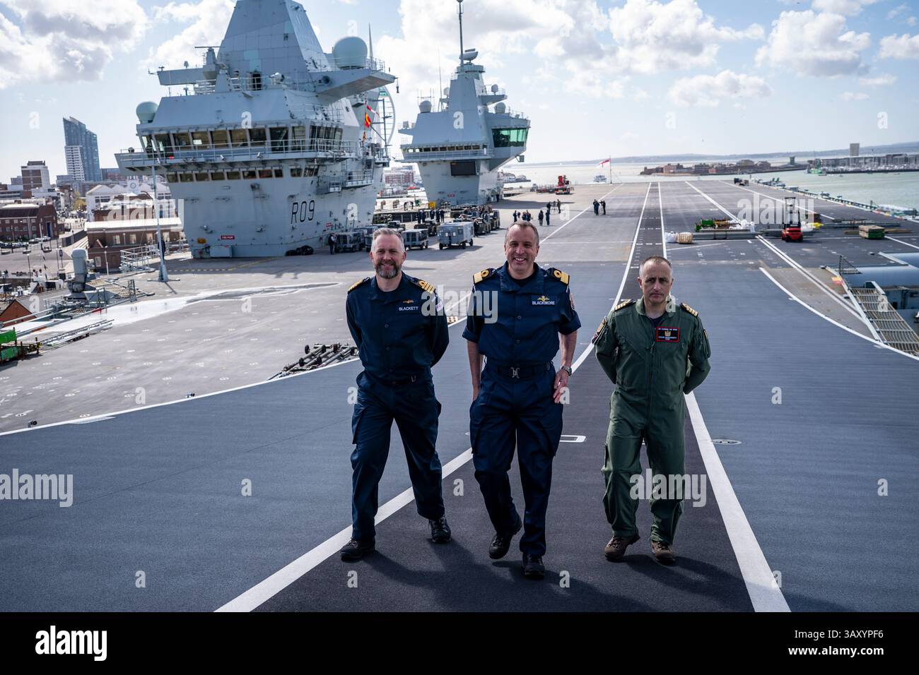 Captain Will Blackett RN, Commanding Officer of HMS Prince of Wales ...