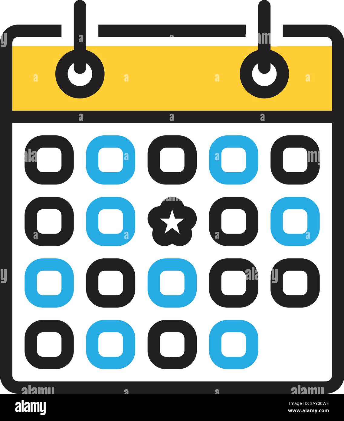 Icon for importance,weightage Stock Vector