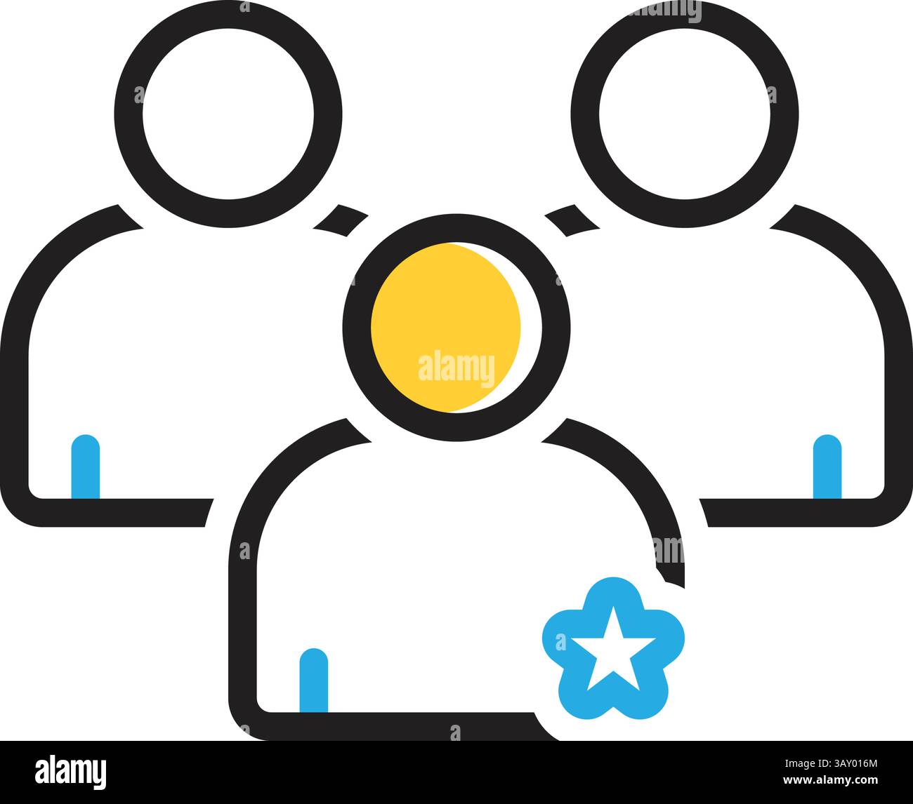 Icon for importance,weightage Stock Vector
