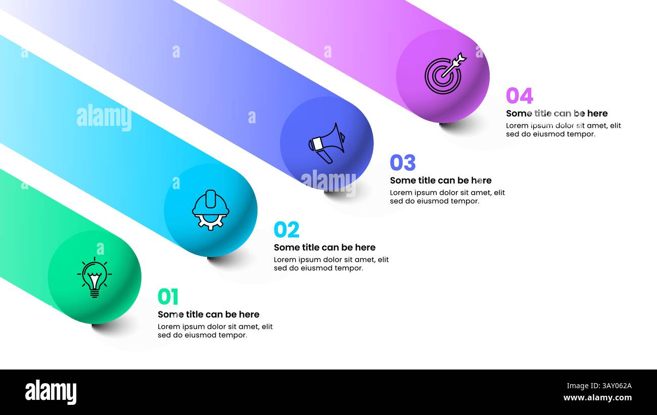 Four phase infographic hi-res stock photography and images - Alamy