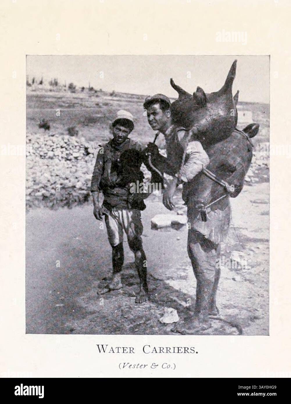 water carrier from Orientalisms in Bible Lands by EDWIN WILBUR RICE, D ...